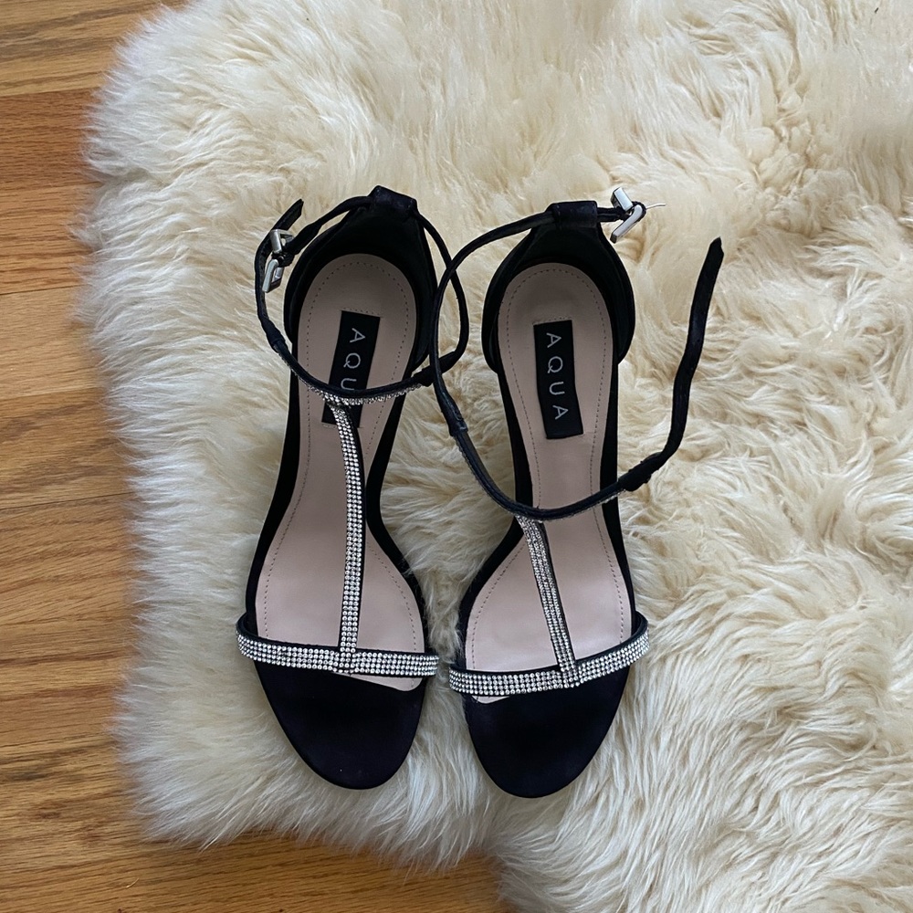 Aqua heeled sandals